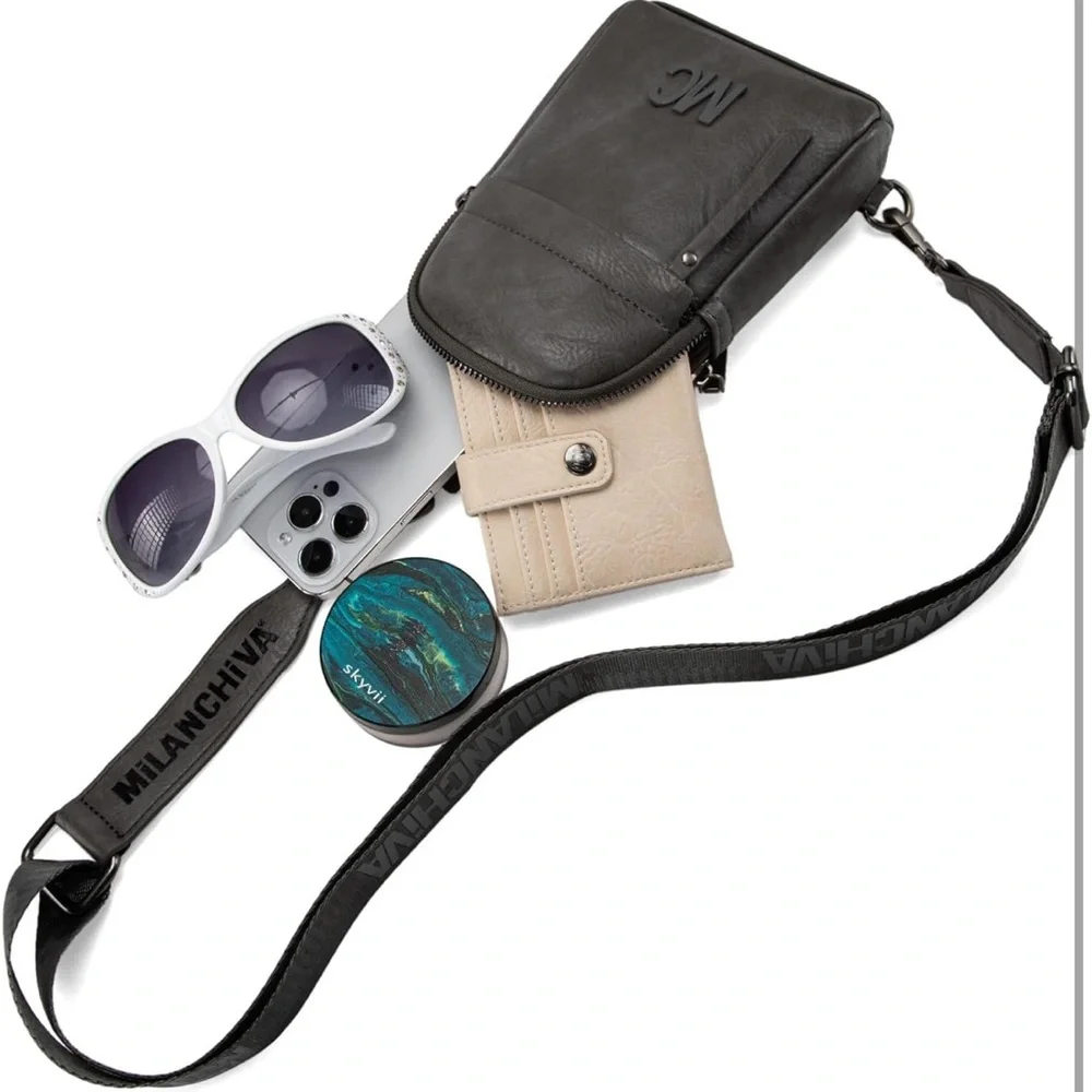 Dark grey sling bag - Picture 6 of 7